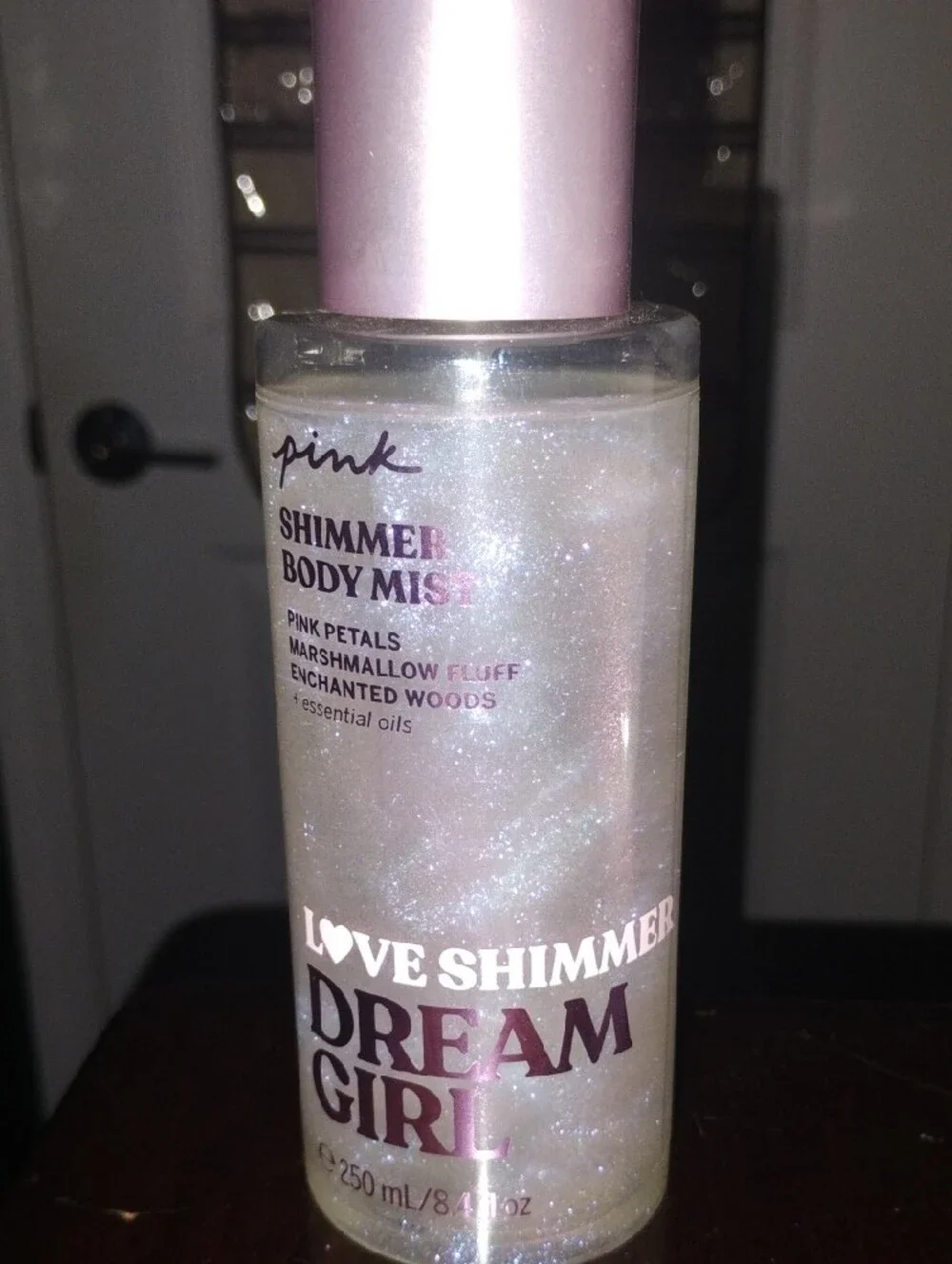 PINK Victoria's Secret Dream Girl Shimmer Body Mist — Iridescent Pink - Picture 2 of 2